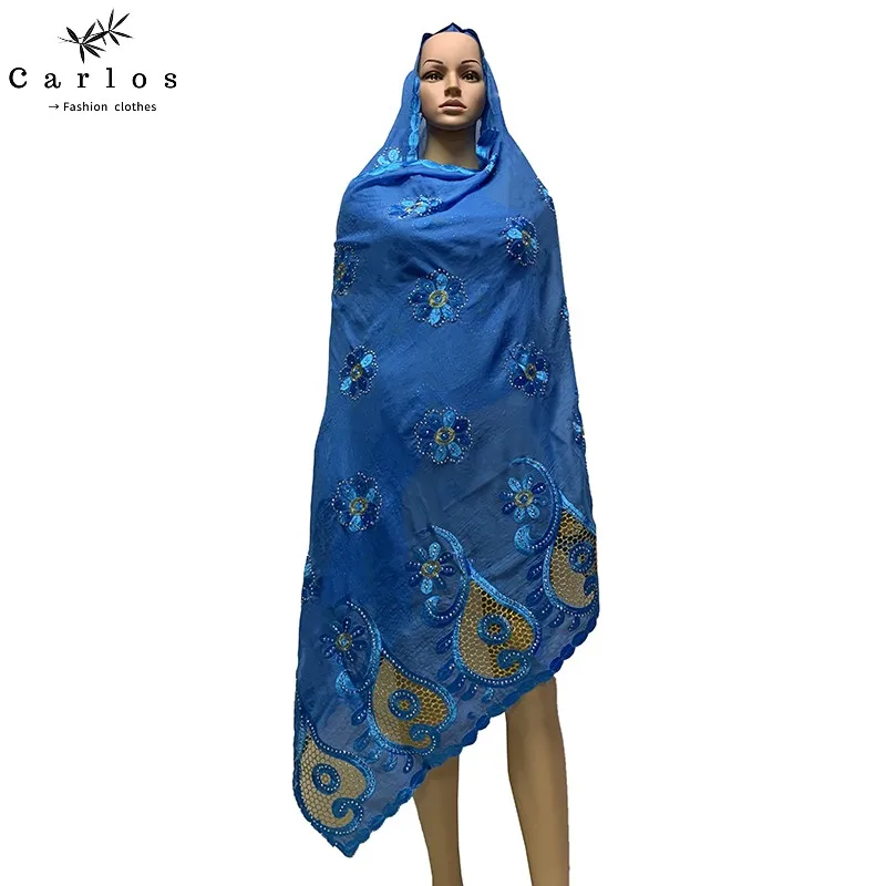 2021 Лидер продаж мусульманское мусульманский шарф больших размеров 100% хлопок