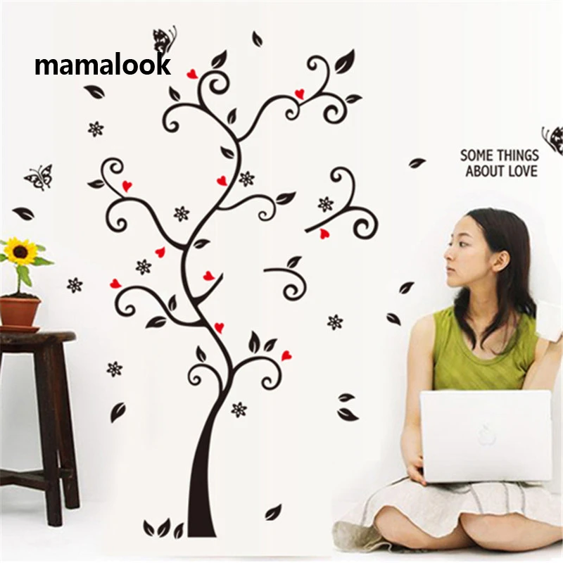 

DIY Family Photo Frame Tree Wall Sticker Home Decor Living Room Bedroom Wall Decals Poster Home Decoration Wallpaper
