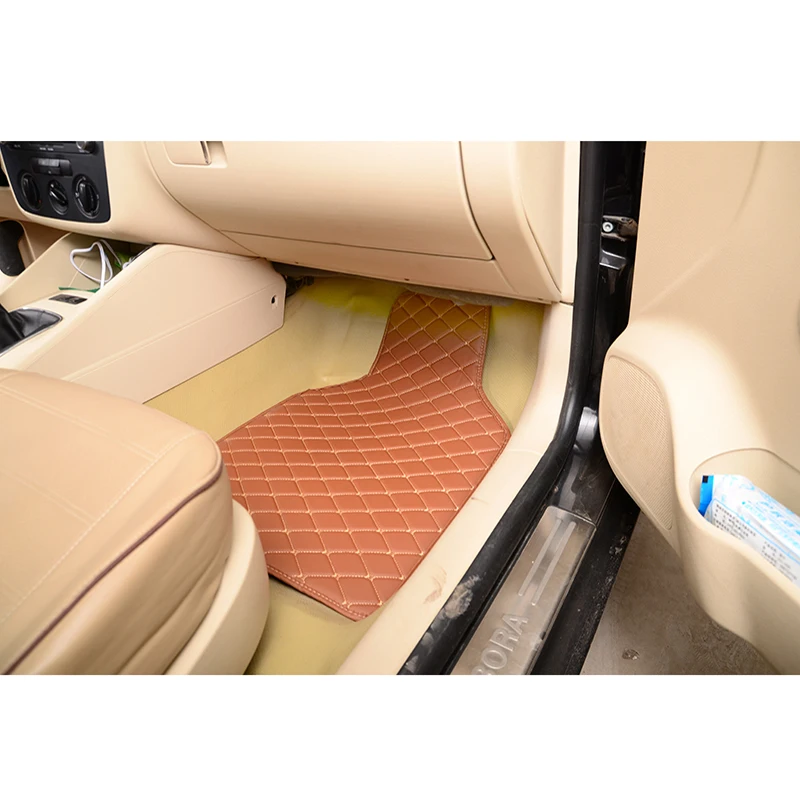 WLMWL Автомобильный Универсальный коврик для ног Toyota всех моделей rav4 wish land cruiser vitz