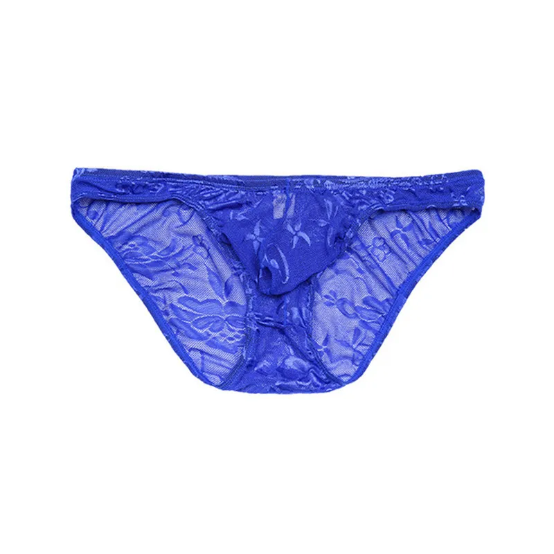 2020 Цветочные кружевные сетчатые трусики сексуальное мужское нижнее белье