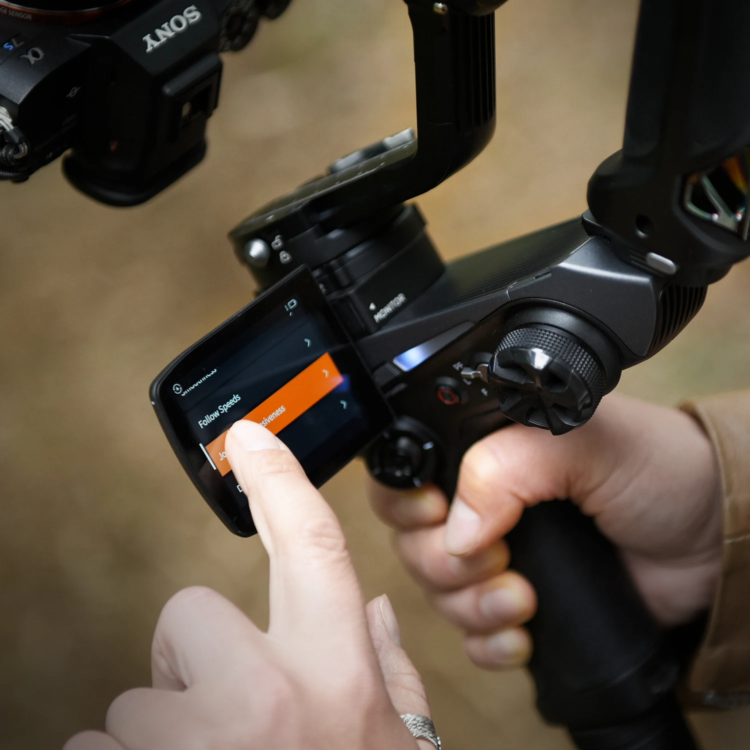 3 осевой карданный стабилизатор Zhiyun Weebill 2 с сенсорным экраном для беззеркальная
