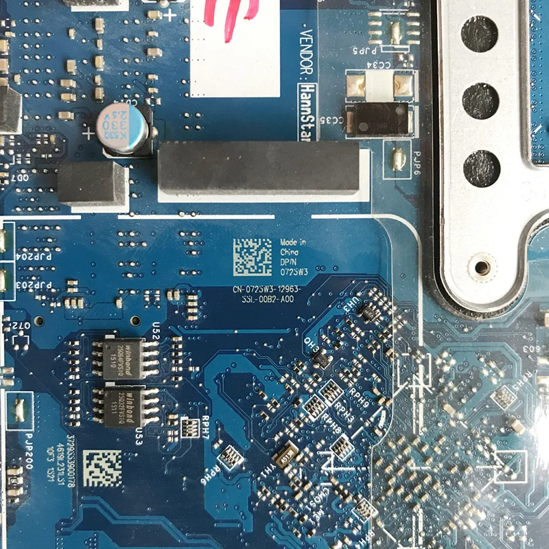 Материнская плата SZWXZY для ноутбука Dell Precision M2800 725W3 0725W3 CN-0725W3 LA-9411P DDR3L W4170M/2G |