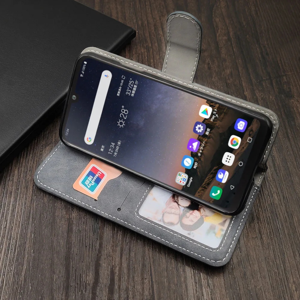 Роскошный чехол-портмоне для телефона LG K30 K40 K50 Q60 Stylo 5 W10 W30 чехол Винтаж Флип кожаный TPU силиконовый чехол Бизнес слот для карт