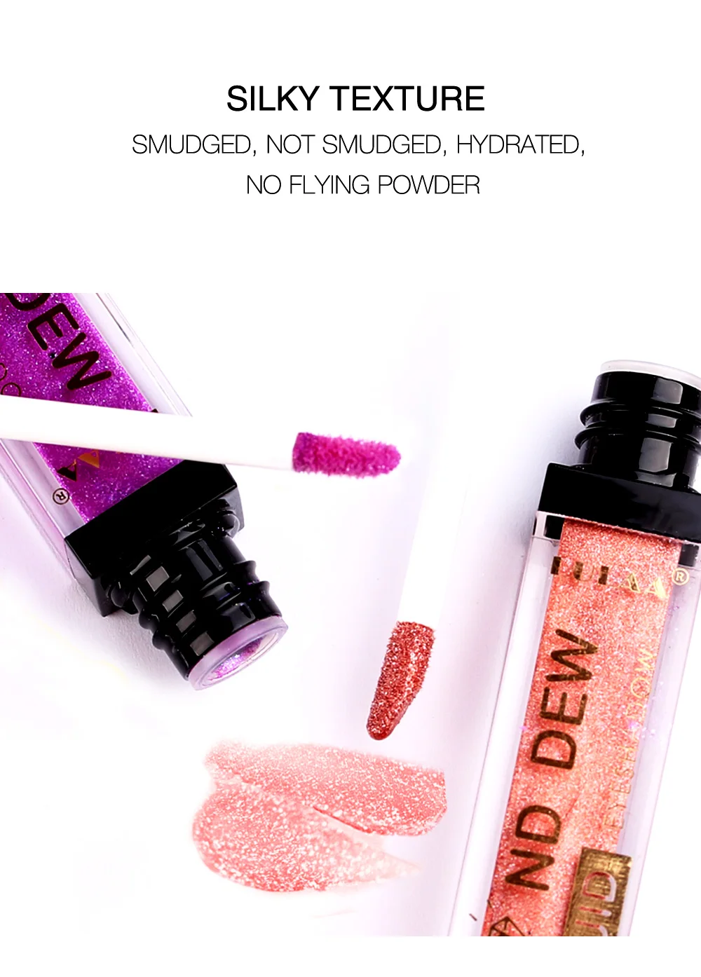 Новинка 2019 великолепные долговечные водостойкие Металлические тени для век