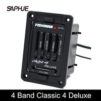 4 band deluxe acoustic guitar preamp guitar eq equalizer piezo pickup for classical acoustic guitarra