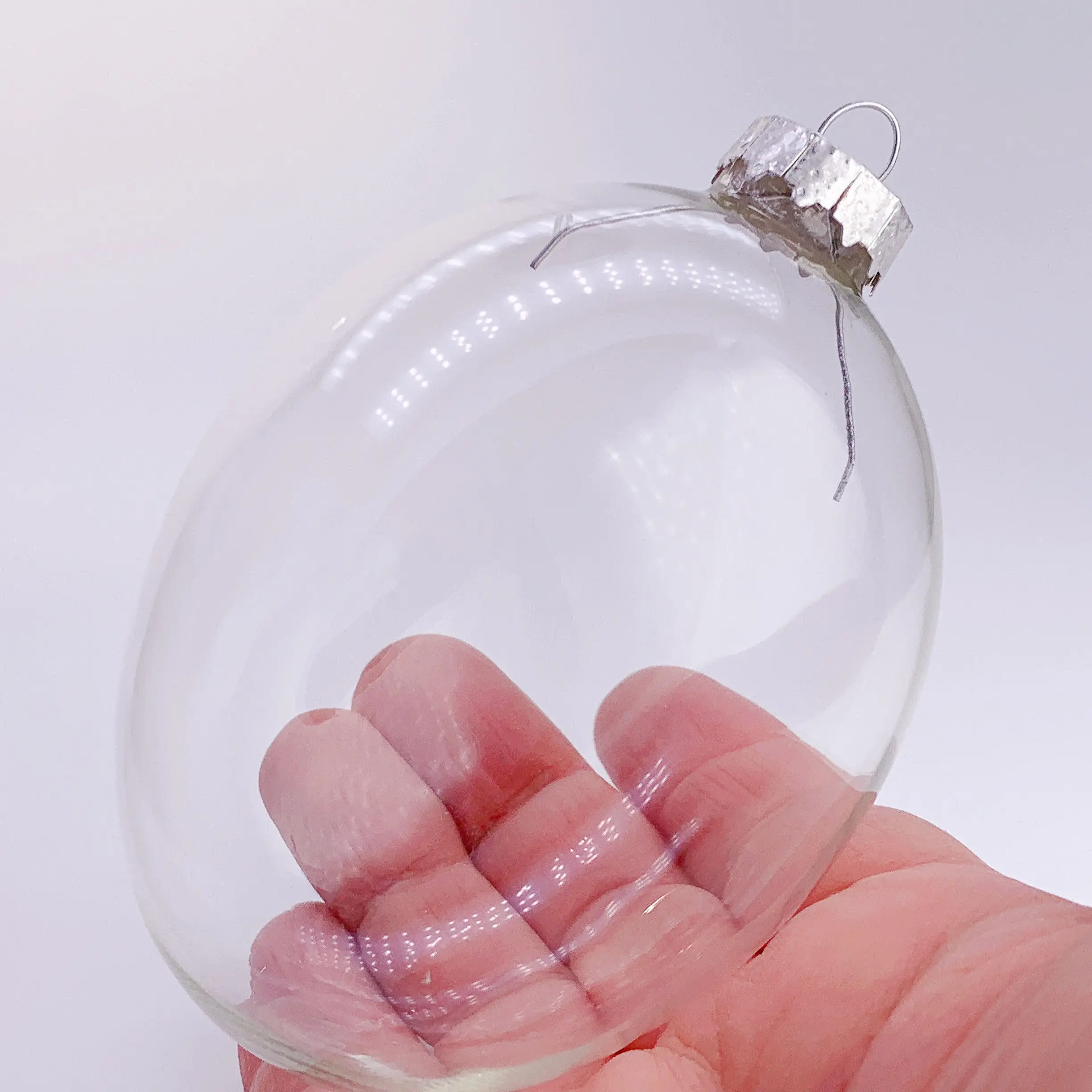 

Promotion - 5 Pieces x DIY Paintable Home Wedding Christmas Decoration Ornament Ball 100mm Glass Egg