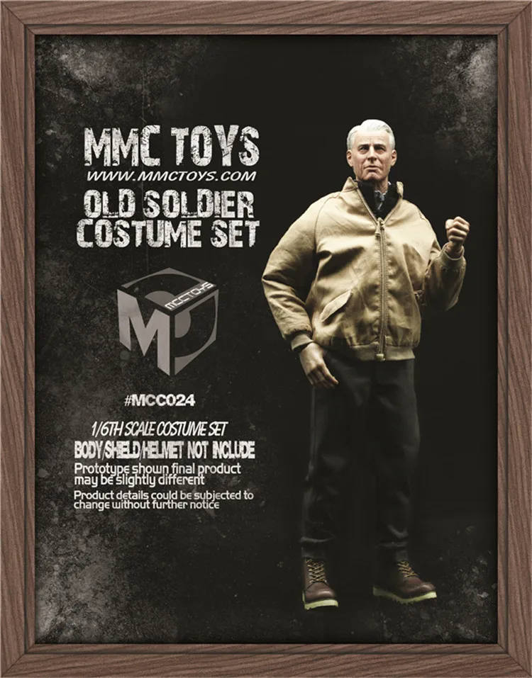 

MCCTOYS MCC024, капитан старой Америки, 1/6, набор одежды для ветеранов, рубашка, черный свитер, куртка, брюки, обувь без тела