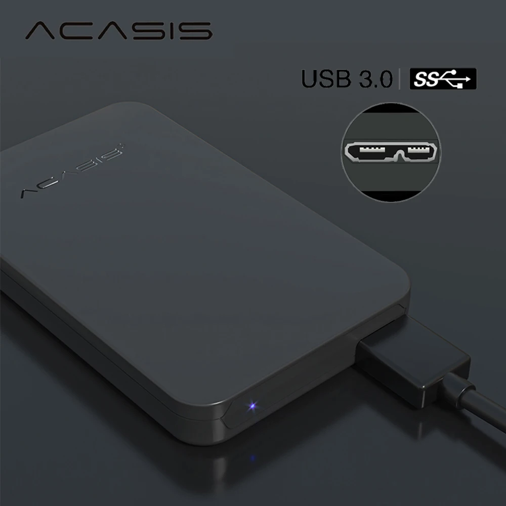 Портативный внешний жесткий диск ACASIS оригинальный 2 5 дюйма USB3.0 высокоскоростной