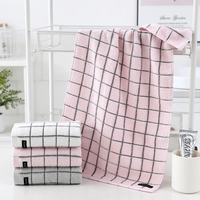 100 cotton bath beach towel sets for adults 2pcsset face cleaning gift towels bathroom 34cm74cm1pc bath towel 70cm140cm1pc free global shipping
