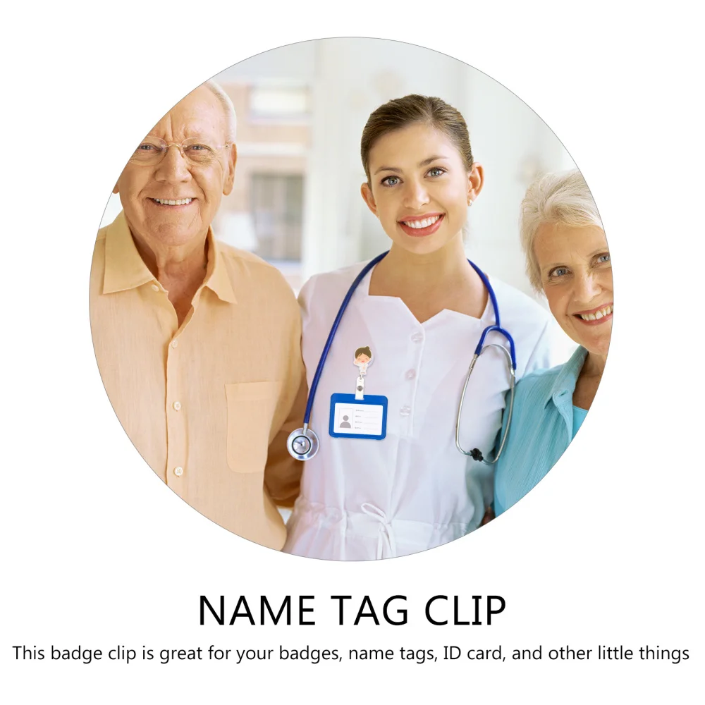 

3PCS ID Clip Multi-functional Badge Clip Practical Handy Badge Clip