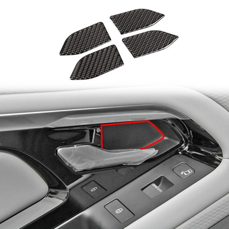 Новая наклейка на внутреннюю дверь из мягкого углеродного волокна для Land Rover Range