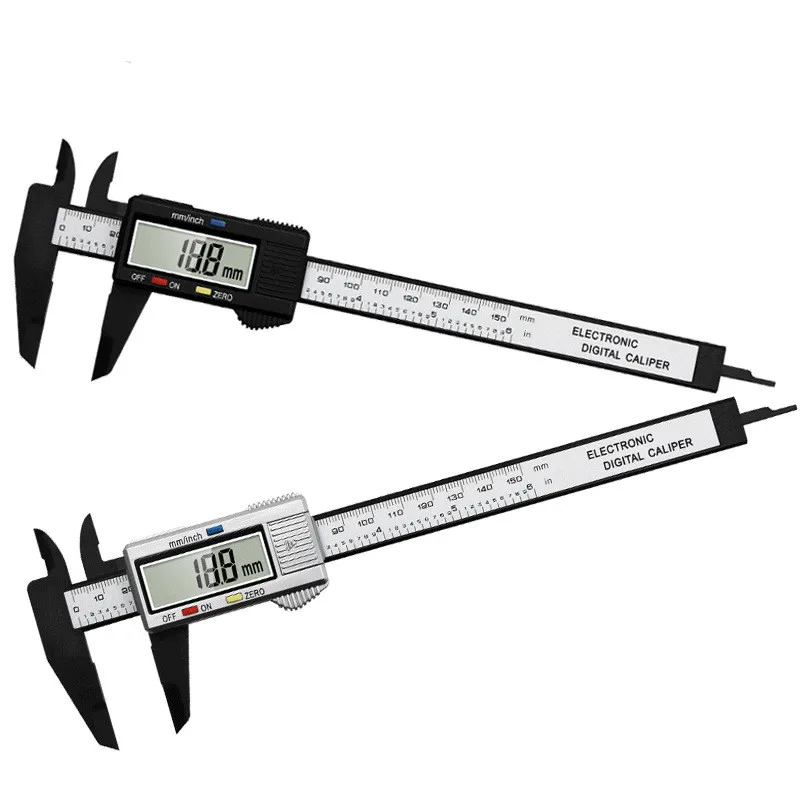 Electronic Digital Vernier Caliper 0-150mm High-strength Plastic Caliper Measuring Tool Inner and Outer Diameter inner diameter gauge measuring rod probe no indicator accessories