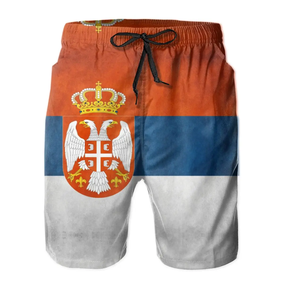 

Causal Breathable Quick Dry R333 basketball Serbia Serbian Flag National Flag Of Serbia Serbian National Flag Male Shorts