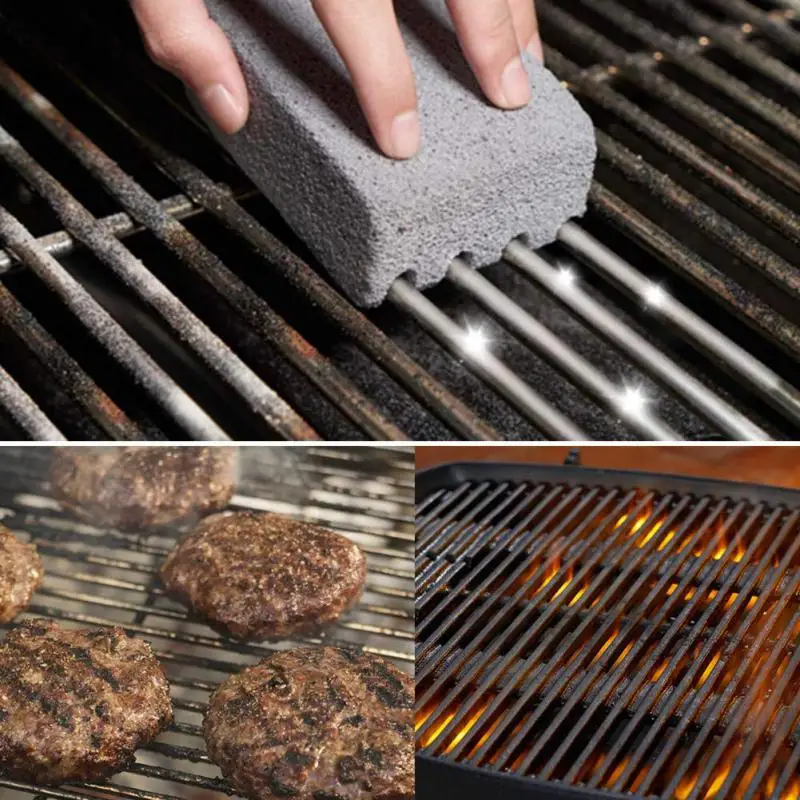 BBQ Kitchen Gadgets Decorates Grill Cleaning Brick Block Barbecue Stone Racks Stains Grease Cleaner Tools | Дом и сад