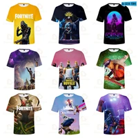 fortnite 8 to 19 years kids battle royale tshirt cartoon tops teen clothes men women game hero 3d printed t shirt boys girls