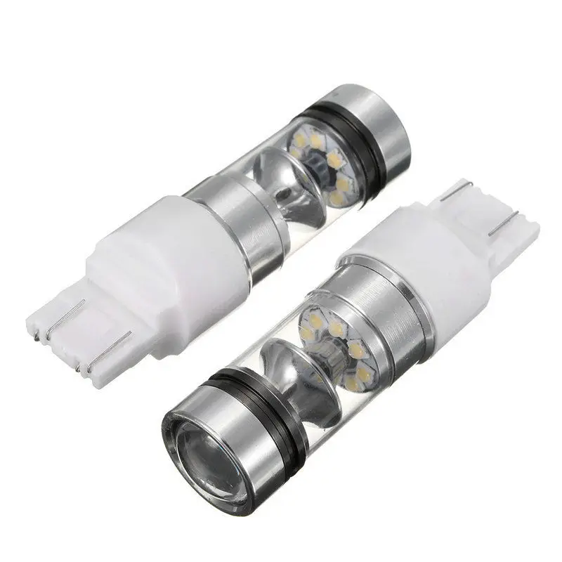 

Durable 2pcs 100W T20 7440 7443 20SMD LED Car Brake Light Backup Reverse Bulb Lamp New