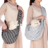 portable pet bag easy to carry dog pet cat rabbit carrier sling puppy handbag shoulder bag carrier outdoor travel hands free bag