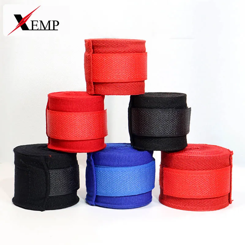 

2 pcs Cotton Sports Strap Boxing Bandage Sanda Muay Thai Taekwondo Hand Gloves Wraps Boxing Handwraps for Training Bandages