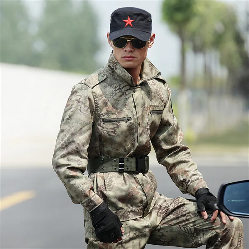 Весна осень Американский ACU Военный Набор тактическая армейская военная форма боевые куртки+ брюки змеиная кожа военные костюмы 4XL