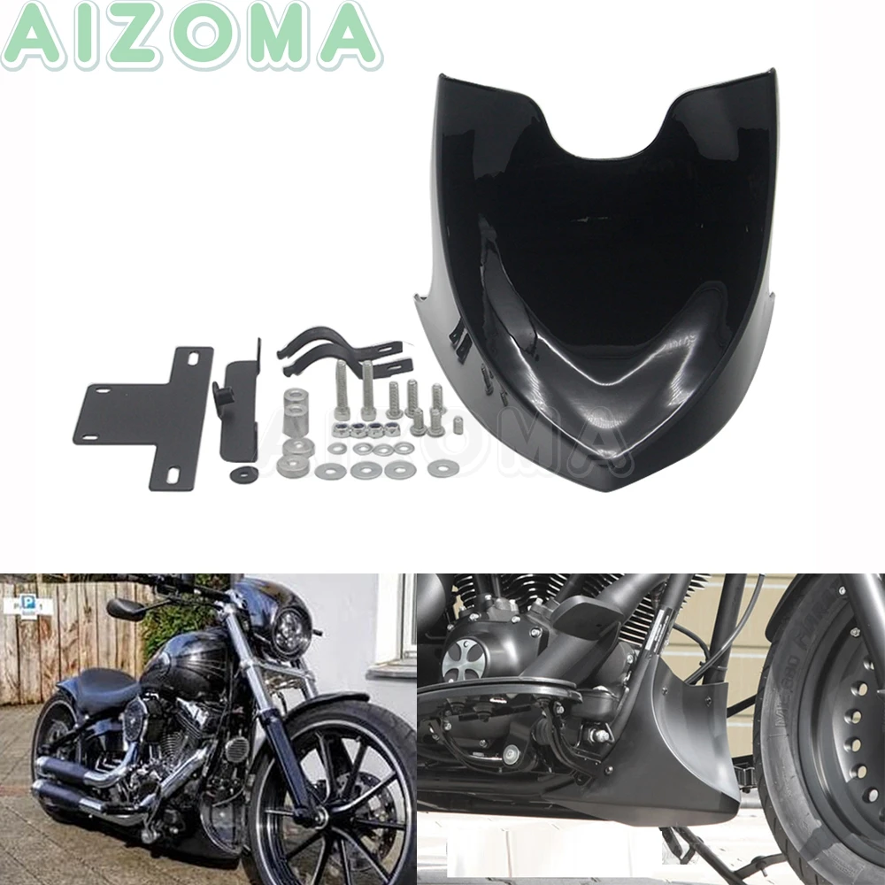 

Обтекатель для нижнего подбородка мотоцикла, крышка переднего спойлера ДЛЯ Harley XL Sportster Dyna Touring Glide V-Rod Softail EVO 1996-2017 Fat Boy