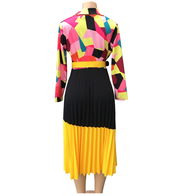 Комплект из обуви в африканском стиле платье для Для женщин 2019 Демисезонный