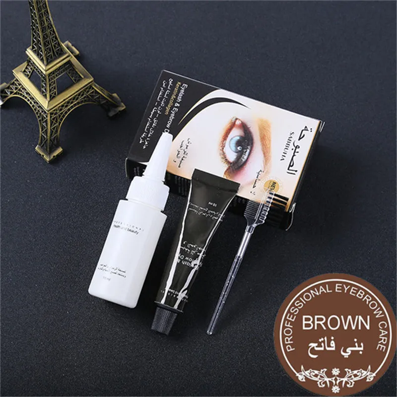 Быстрое оттенок 15 минут легко окрашивающий гель для бровей профессиональная