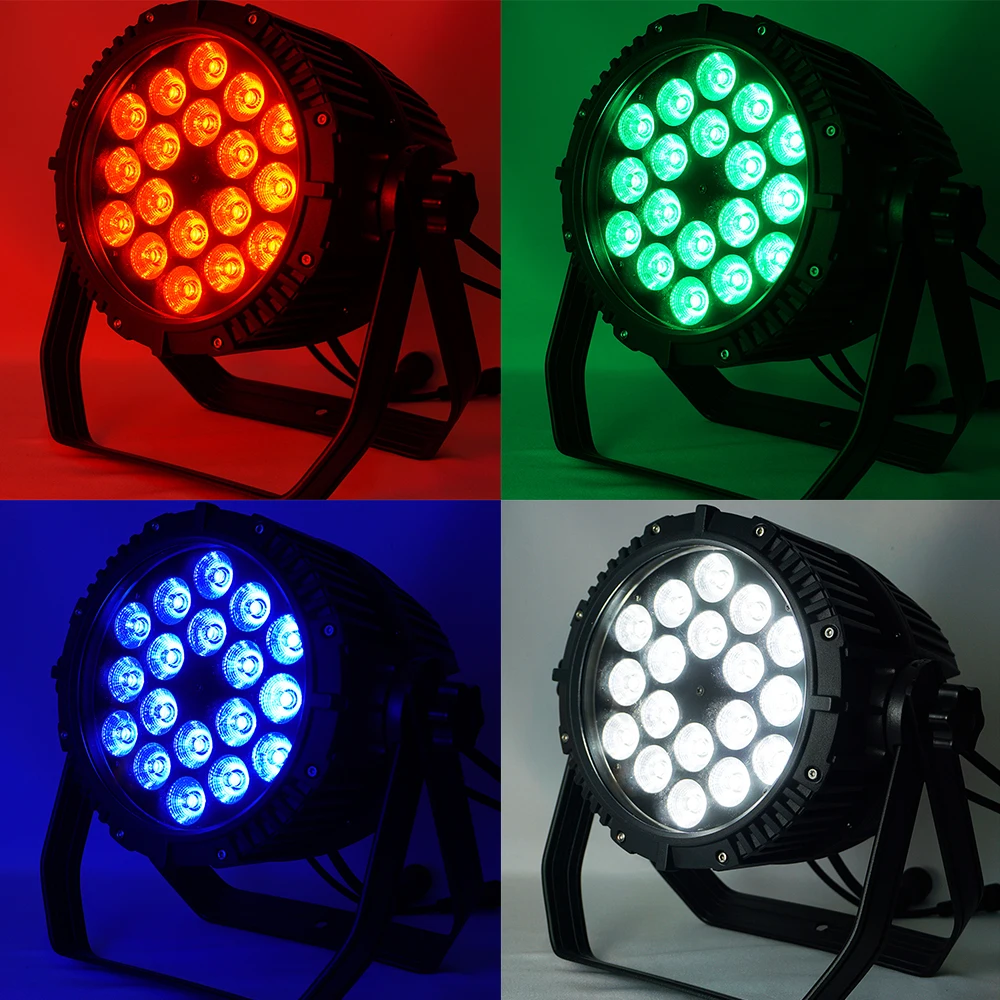 18x12w светодиодный водонепроницаемый светильник RGBW 4в1 IP65 DMX512 сценический | Лампы и