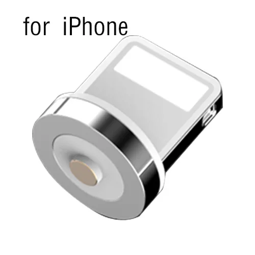 VOXLINK светодиодный магнитный usb-кабель для iPhone Xs Max 8 7 6 и кабель USB type C и кабель Micro usb для samsung Xiaomi huawei htc USB C - Цвет: For APPLE Plug