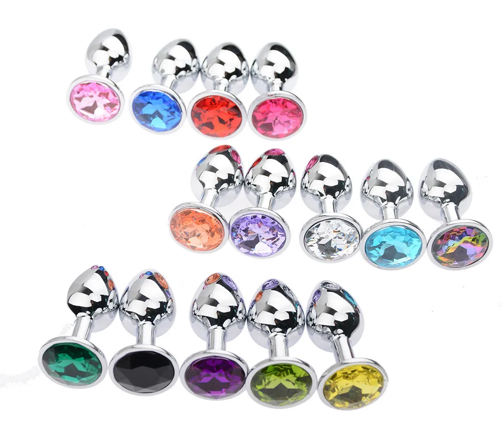 Сексуальные ювелирные изделия для тела с металлической анальной пробкой из