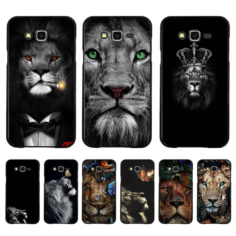 

Animals The Lion Phone Case For Samsung Galaxy J4plus J6 J5 J72016 J7prime cover for J7Core J6plus Back Coque