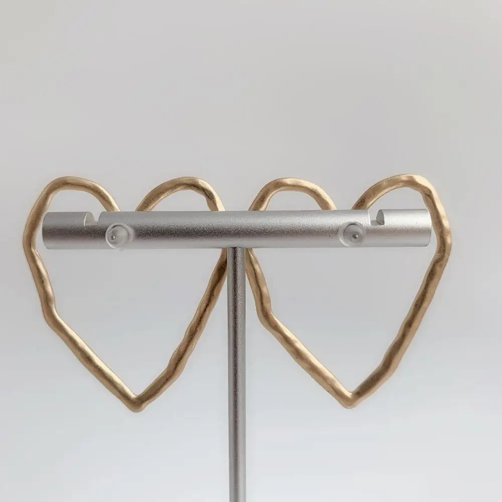 Новые матовые золотые серьги модные ювелирные изделия свадебные вечерние