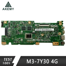 Akemy UX330CA Laptop motherboard For Asus UX330CAK UX330CA UX330C Mainboard M3-7Y30 4G RAM