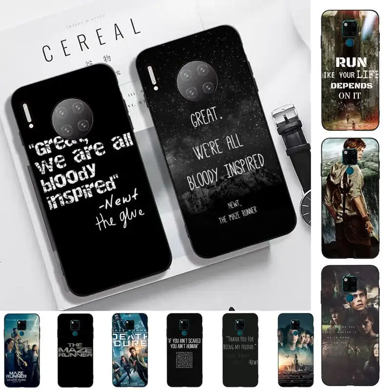 

TOPLBPCS The Maze Runner Phone Case for Huawei Mate 20 10 9 40 30 lite pro X Nova 2 3i 7se