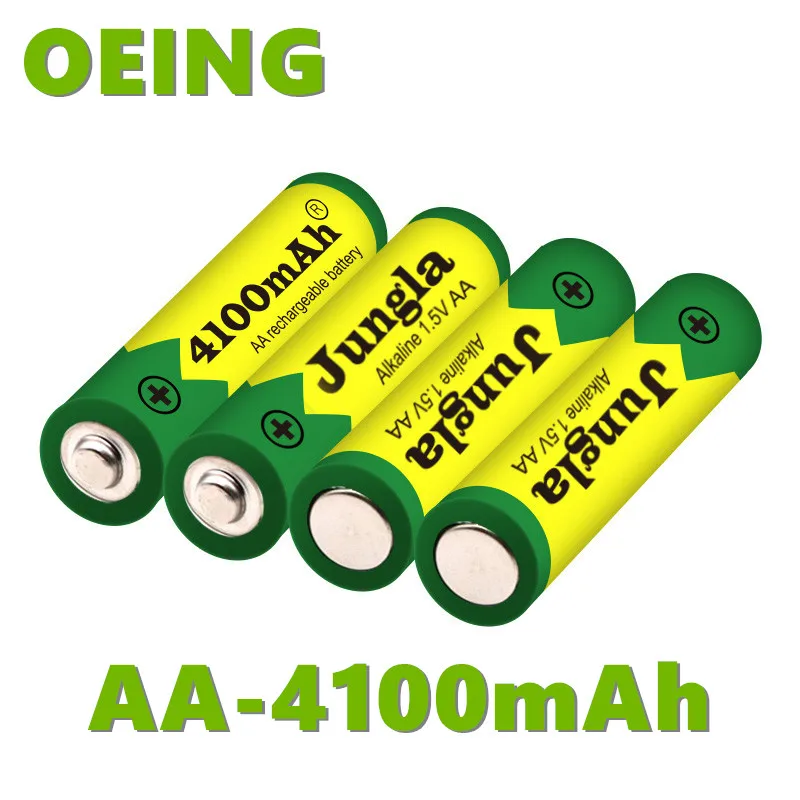 

2021 newest 1.5V AA rechargeable battery AA cell 4100mah for torch toys clock MP3 player replace batteries