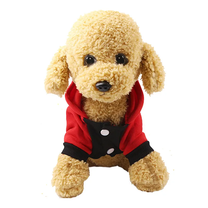 Одежда для собак зимняя теплая мягкая Спортивная Толстовка маленьких Чихуахуа