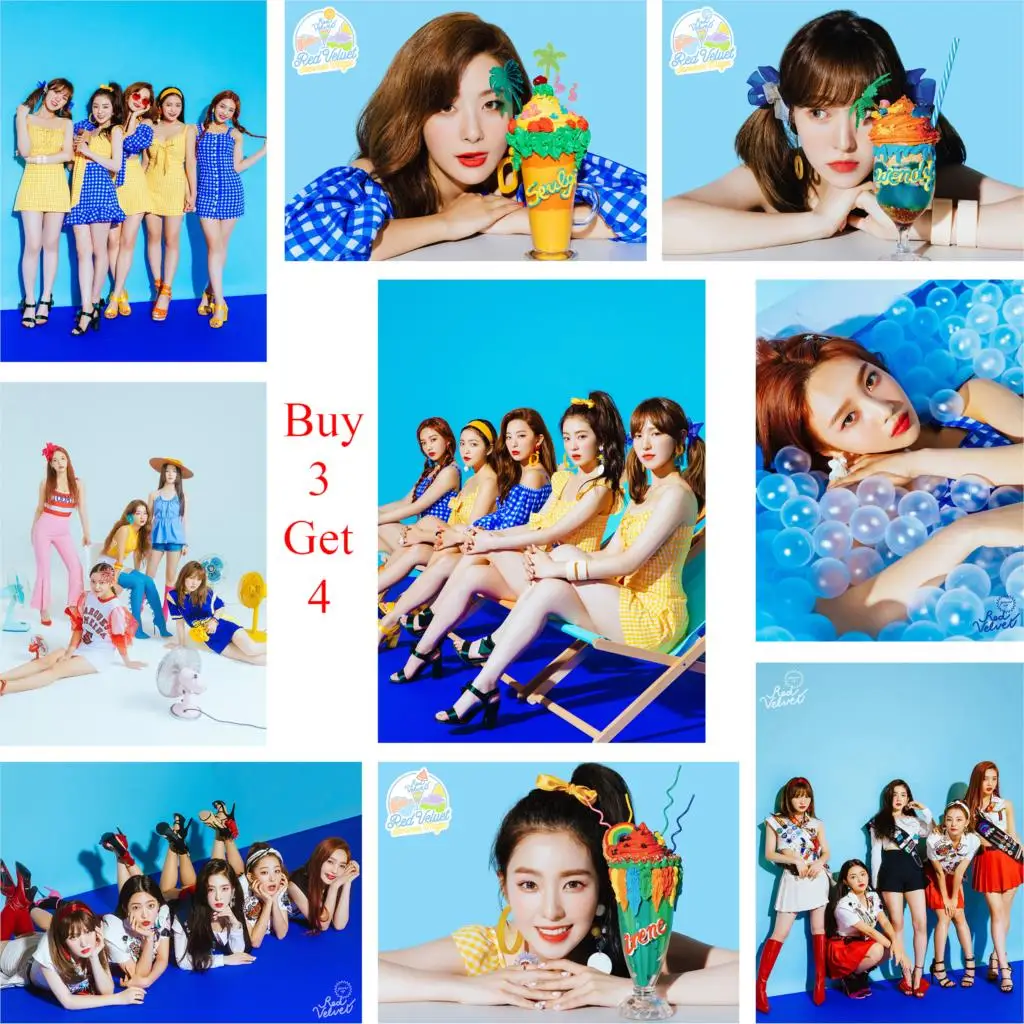 Красные бархатные постеры летние Волшебные настенные Стикеры глянцевая бумага HD