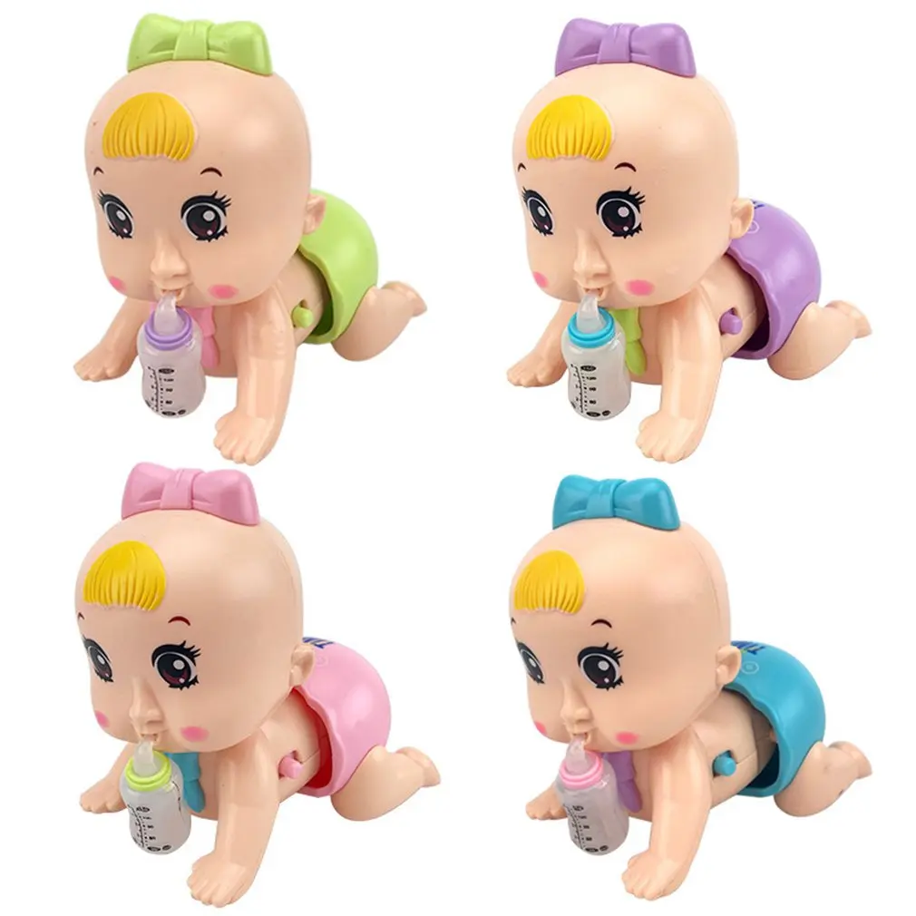 

Electric Baby Doll Singing Crawling Light Up Early Education Enlightenment Learning Baby Toy Girl Toy 0-3 Years Newborn Gift