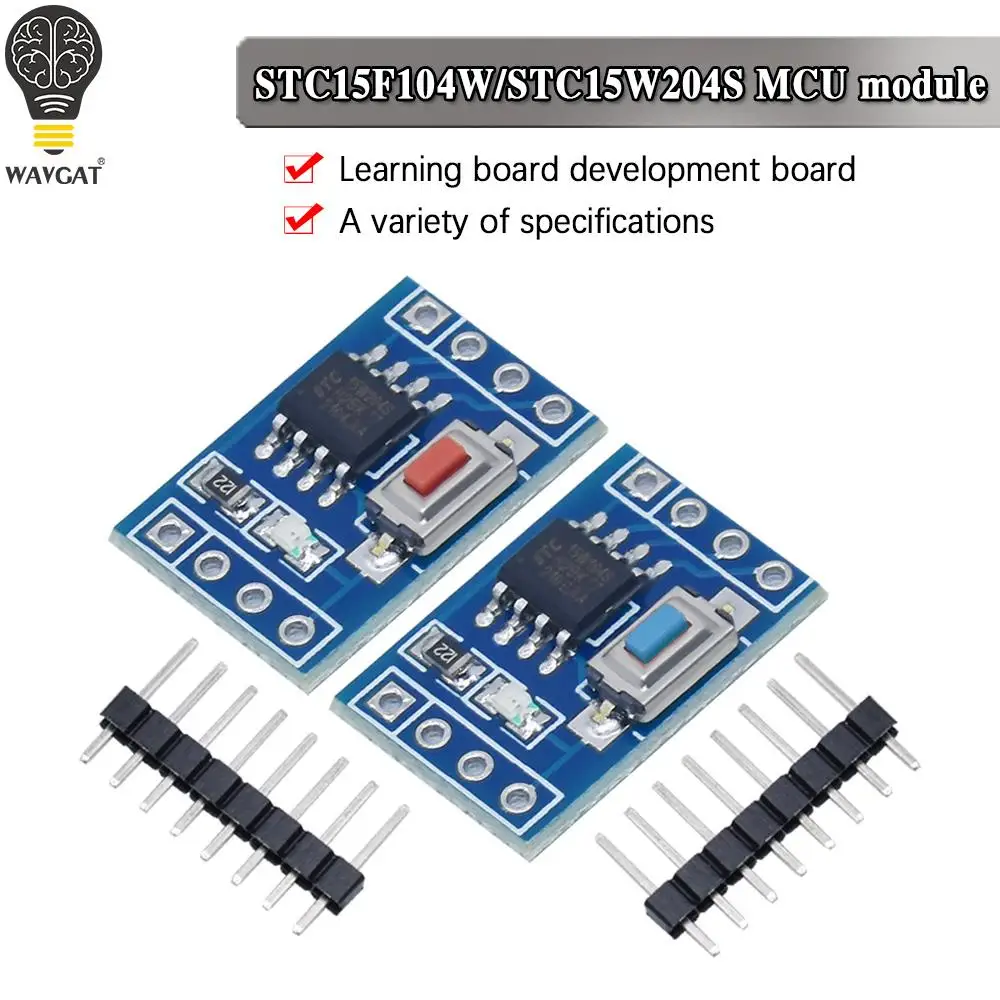 

STC15W204S STC15F 104W Microcontroller System Board Minimum Development Board 51 Learning Board SOP8 STC15F104E