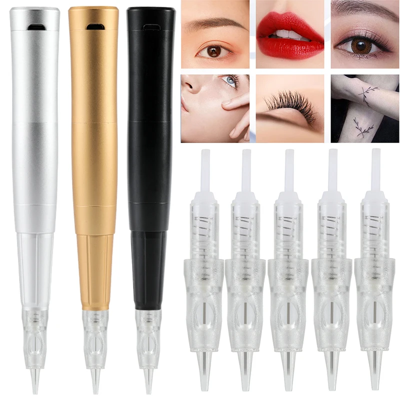 

Portable PMU Wireless Tattoo Pen Microblading Pigment Permanent Makeup Lip & Eyebrows Tattoo Machine Speed for lips Eyeliner
