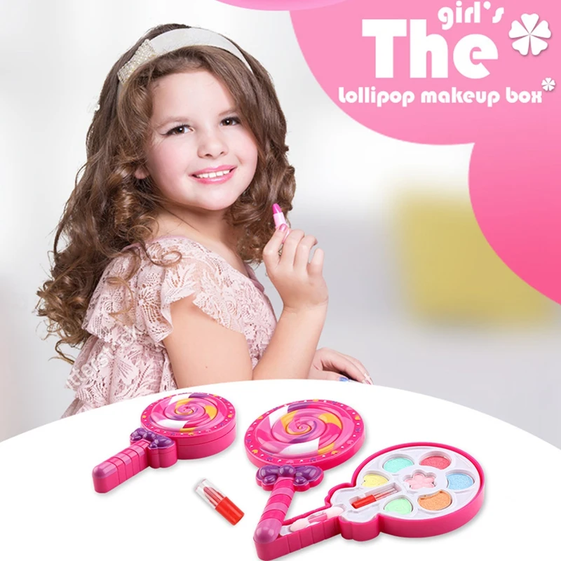 9 шт. комплект наряда принцессы косметический набор нетоксичный детей милый