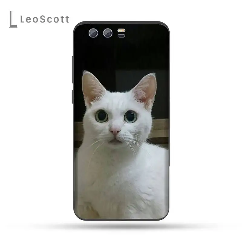

squishy lovely cat Phone Case For Huawei Honor view 7a5.45inch 7c5.7inch 8x 8a 8c 9 9x 10 20 10i 20i lite pro