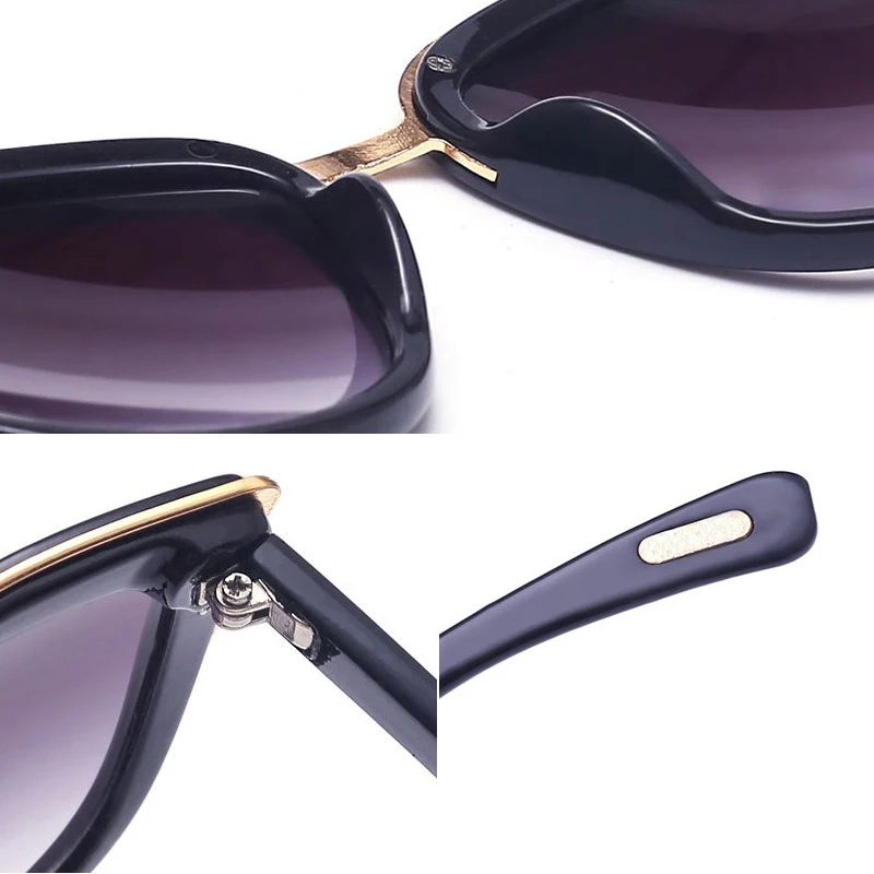 

SIMPRECT 2020 Cat Eye Sunglasses Women Retro Gradient Sun Glasses Luxury Brand Designer Fashion Lunette De Soleil Femme UV400