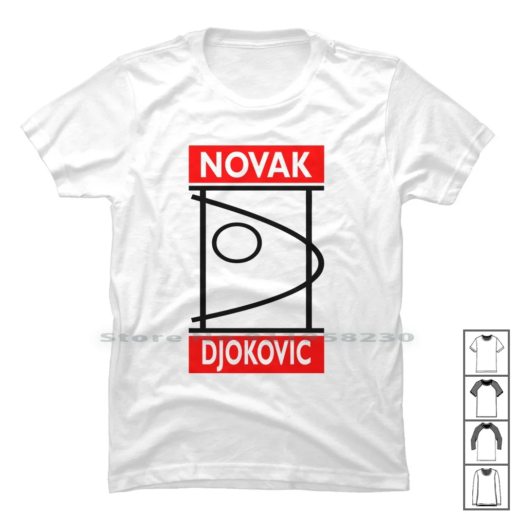 Novak Djokovic T Shirt 100% Cotton Merry Christmas Merry Xmas Fashion Models Nova Geek Day Ok No Ko Ak Geek