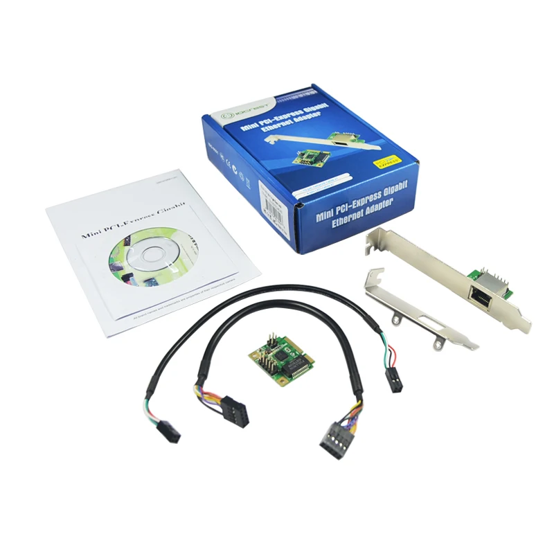 Хорошее Качество Mini PCI-Express PCIe Gigabit Ethernet сетевой интерфейс адаптер 10/100/100M NIC карта