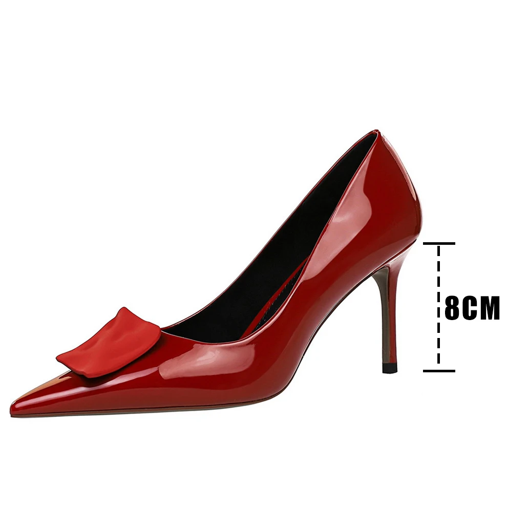 

High Heels Pumps Women Shoes Single Shoes Slip-On Shallow Pointed Toe Pump Heels Female Stiletto Pump for Wedding Party Dress
