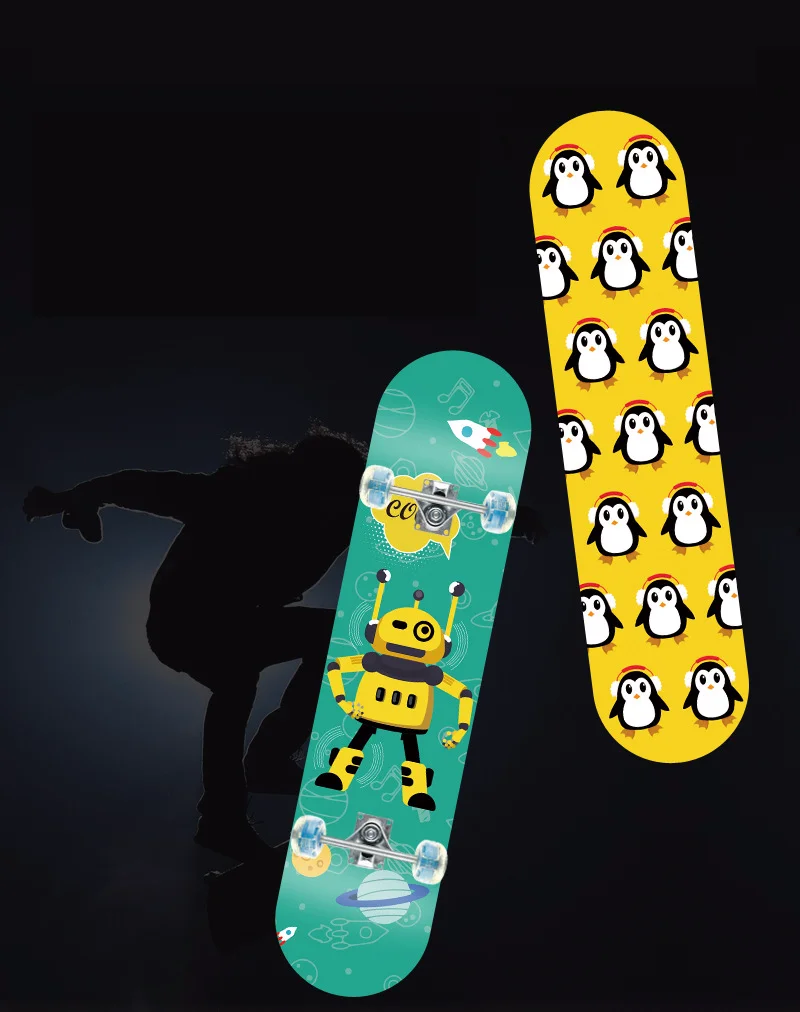 Детский скейтборд из сплава роликовая доска четырехколесный детский скутер