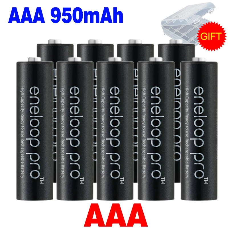 AAA аккумуляторная батарея 950mAh 1,2 V Ni-MH для Panasonic Eneloop Pro камера игрушка-фонарик предварительно заряженные аккумуляторы