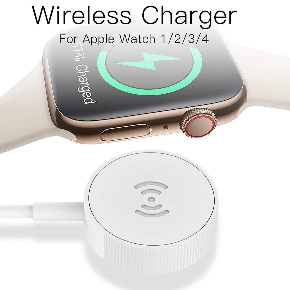 Быстрое зарядное устройство для Apple Watch универсальное iWatch 1 2 3 4 Беспроводной