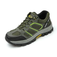 safety shoes hiking shoes non slip wear resistant breathable non odor feet steel toe cap work shoes four season safety shoes