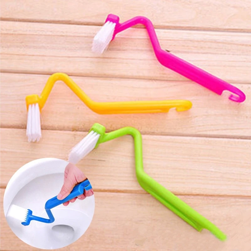 Новое поступление креативная щетка для мытья ванной комнаты и туалета S образная